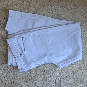 Loft White Skinny Jeans